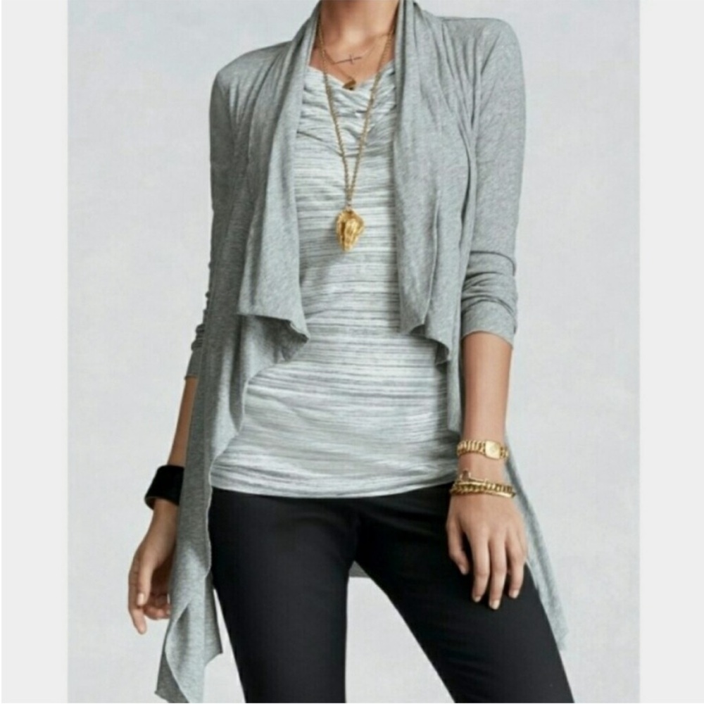 NWT Cabi T Shirt Topper Medium Heather Grey